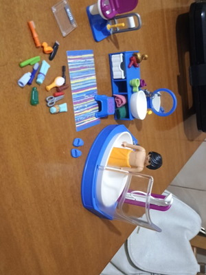 Playmobil Dollhouse Luxury Bathroom with Bathtub like new