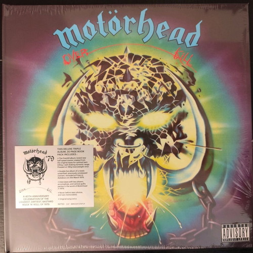 Motorhead Overkill 3LP and book sealed