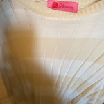 Karavan long dress like new, beige and white