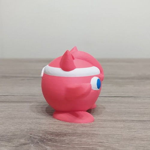 Jigglypuff Karateka Pokemon 3D Printed Miniature 5 cm Height