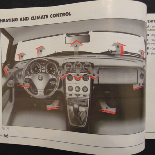 Alfa Romeo GTV 2.0 Twin Spark manual new in English
