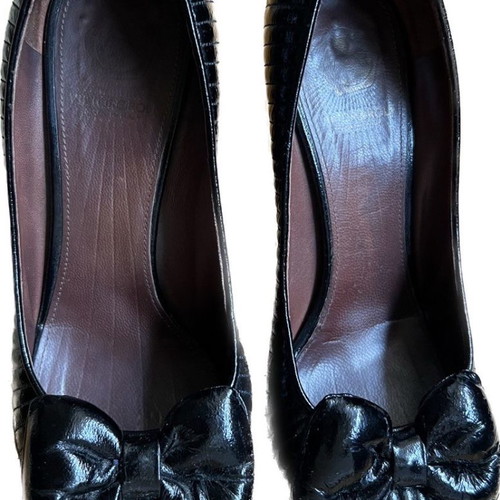 Viktor&Rolf heels used, black leather, size 37
