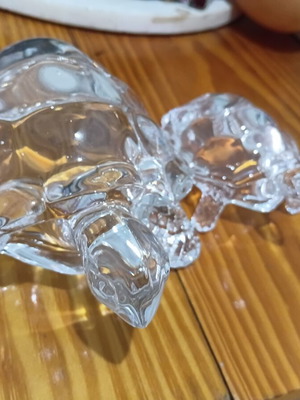 Cristal d'arques crystal turtle decor new