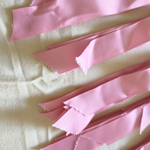 Tulle and ribbons for bombonieres, like new, pack for 70+