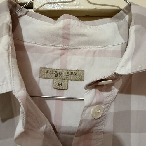 Burberry Brit Pastel Check Tunic Shirt like new, women's M