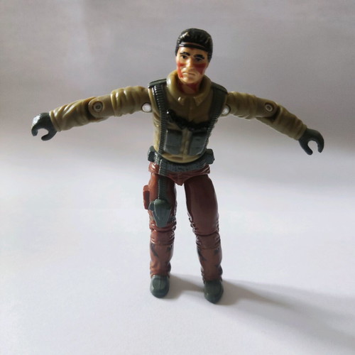 G.I. Joe Bullhorn action figure used, vintage collectible