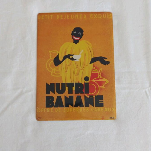 Metal sign used Cartexpo edition café coffee retro vintage