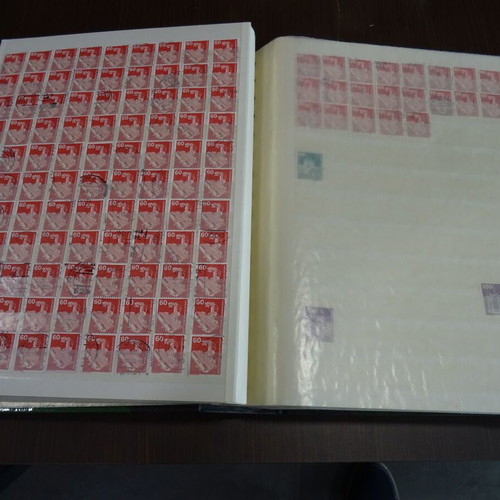 KABE Germany stamp collection in large binder, 31 sheets