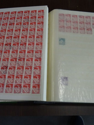 KABE Germany stamp collection in large binder, 31 sheets