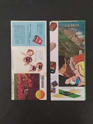 View-Master 1962 Collectible Disc Catalogs Used, Parts 1 and 2