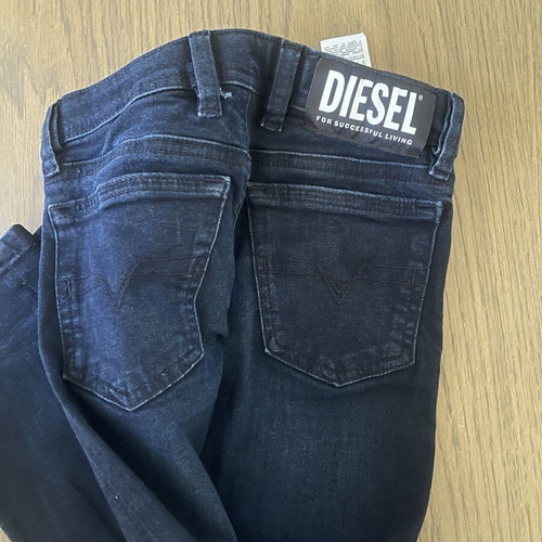 Diesel kids' jeans like new, size 128 cm, blue