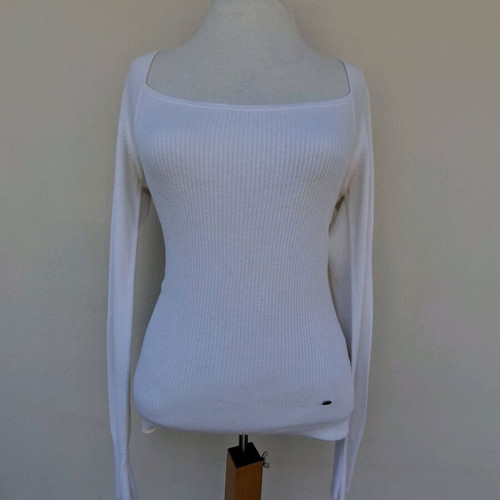 Pomodoro knitted sweater white XL like new