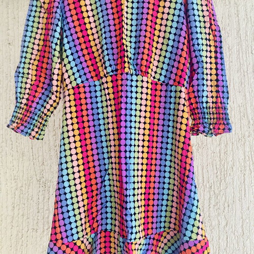 Sugarhill Brighton Lorelei mini dress new, 100% viscose, colorful