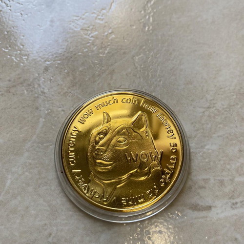 Dogecoin coin medal new