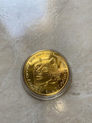 Dogecoin coin medal new