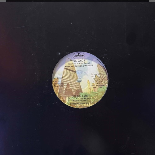 Delegation You And I vinyl record, electronic