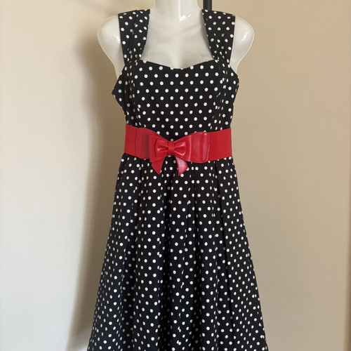 Collectif London Polka Dot Dress like new, size S UK 10