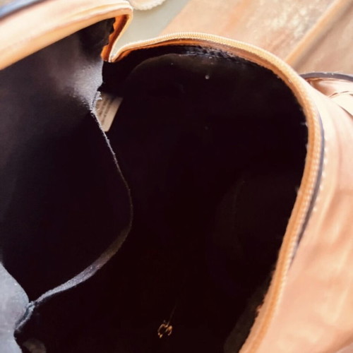 Voi&Noi metallic rose gold backpack