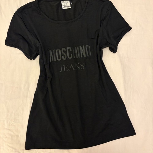 Moschino rayon cotton t-shirt used, black