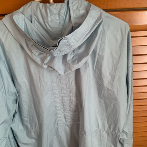 Adidas windbreaker jacket like new, gray and turquoise