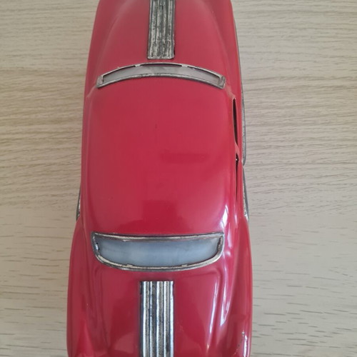 1950's Pontiac 1:18 tin car with friction mechanism, like new