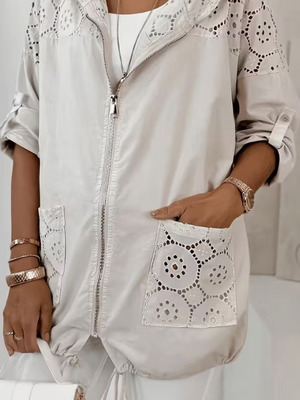 Women's white jacket XXL size 46