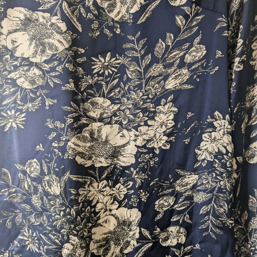 Anna Riska floral dress small like new, midi blue