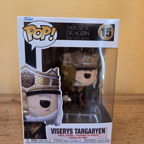 Funko Pop House of the Dragon #15 Viserys Targaryen (Masked) figure new