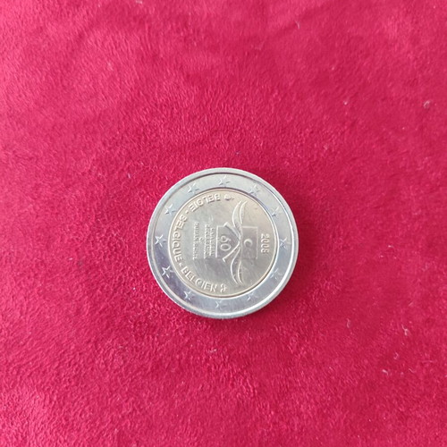 Belgium 2 Euro commemorative coin 2008