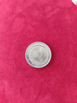 Belgium 2 Euro commemorative coin 2008