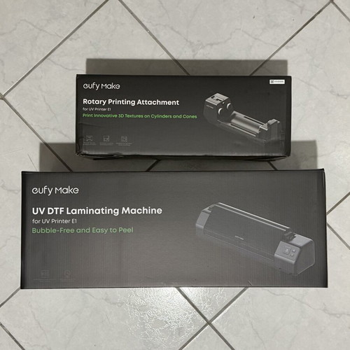 EufyMake Rotary Printing Attachment και UV DTF Laminating Machine για UV Printer E1 καινούργια