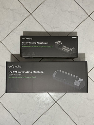 EufyMake Rotary Printing Attachment και UV DTF Laminating Machine για UV Printer E1 καινούργια