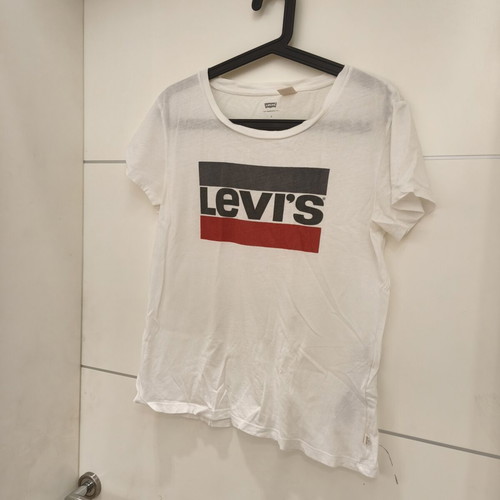 Levi's The Perfect Tee white sportswear t-shirt size S