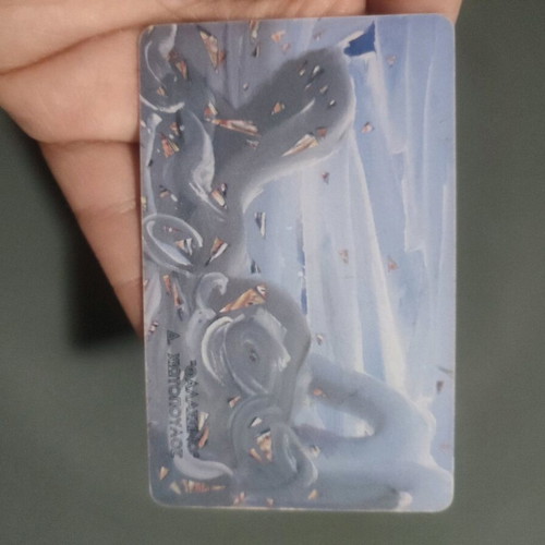 Phone card collectible by artist Dimitris Chiotopoulos like new