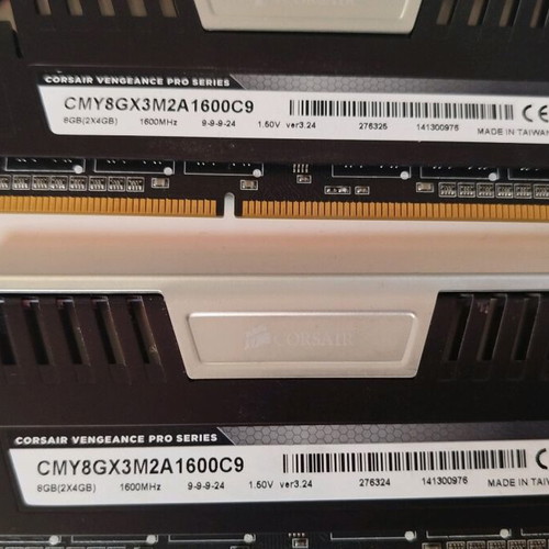 Corsair Vengeance Pro 8GB DDR3 2x4GB 1600Mhz used RAM memory