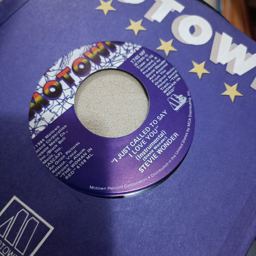 Lp 45 rpm Stevie Wonder I Just Called To Say I Love You used
