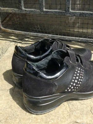 Shoes used, black, size 37