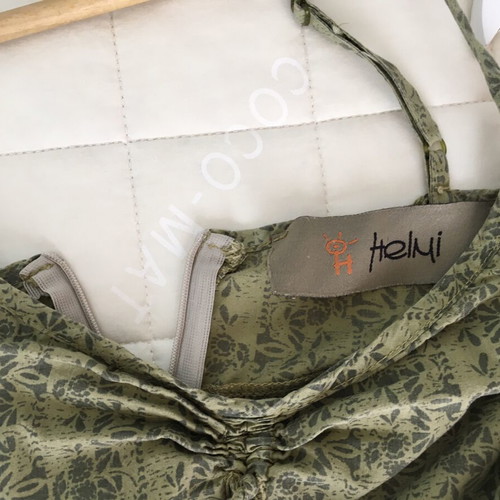 Helmi green cotton dress used, size S