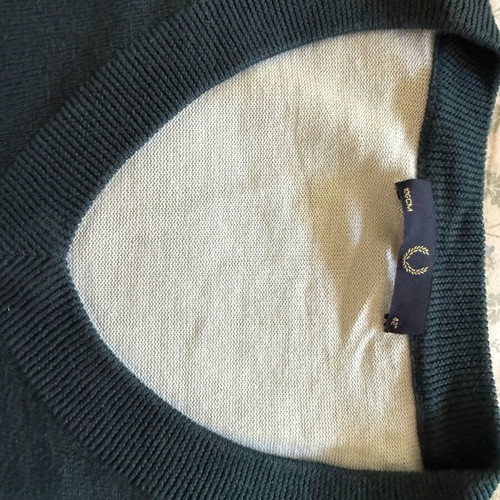 Fred Perry Laurer Wreath cotton jumper used, multicolor, size 42