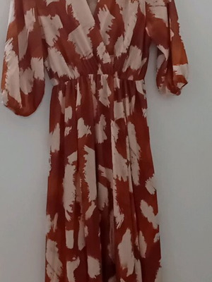 Maxi dress One Collection like new, beige and brown