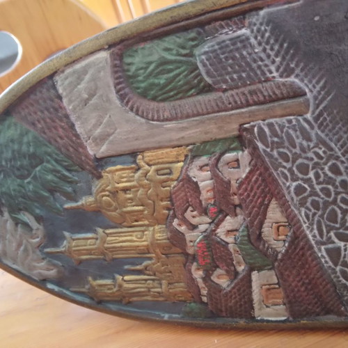 Vintage Mexican Handmade Ceramic Decorative Iron used