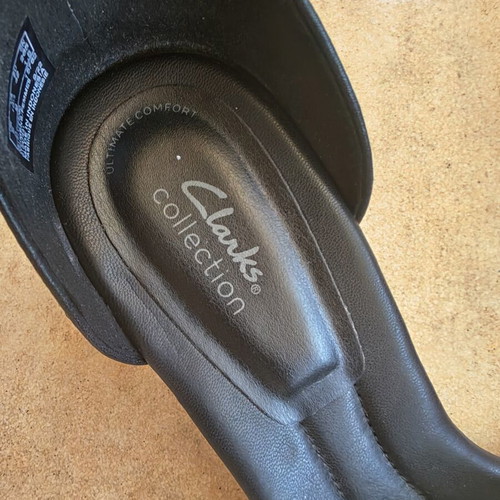 Clarks sandals, black, size 42