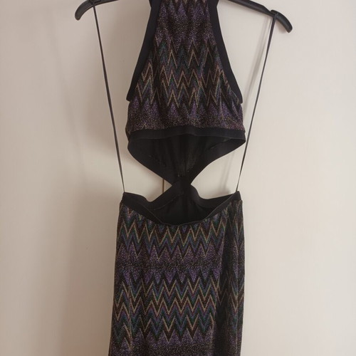 Bershka dress with cutouts, like new, colorful, size S