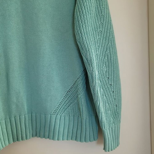 M&S 100% Cotton Aqua Jumper, Size M
