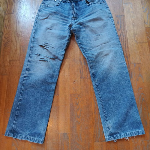 Ripped jeans size L, very good condition, blue