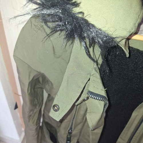 Zara jacket, green, size S