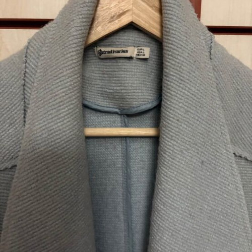 Stradivarius coat like new, turquoise