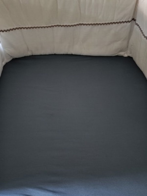Cot bumper used, cotton, Greek made