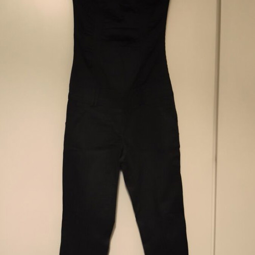 Strapless black jumpsuit used, medium size