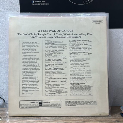 A Festival of Carols vinyl record used, classical